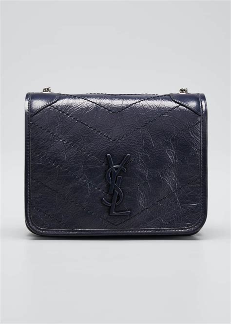 ysl niki wallet on chain|ysl lambskin handbags.